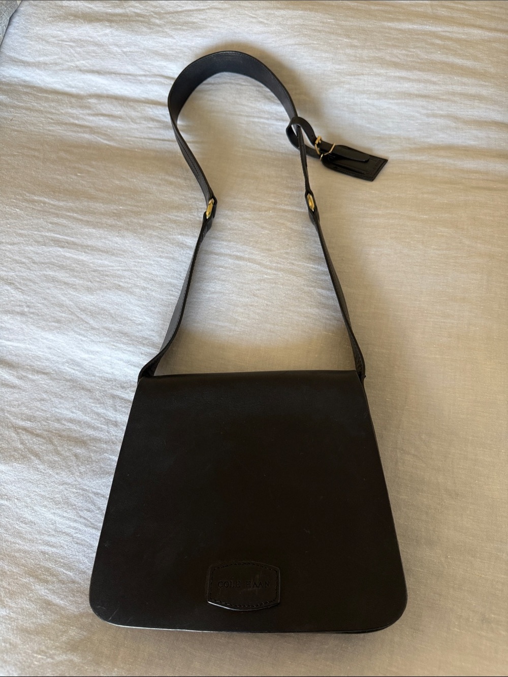 Cole Haan Black Leather Shoulder Bag